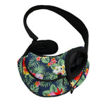 Summer Tropical Hawaii Pattern Print Pet Sling Carrier