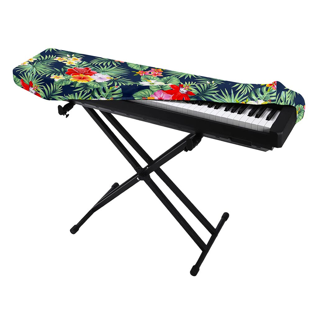 Summer Tropical Hawaii Pattern Print Piano Keyboard Cover