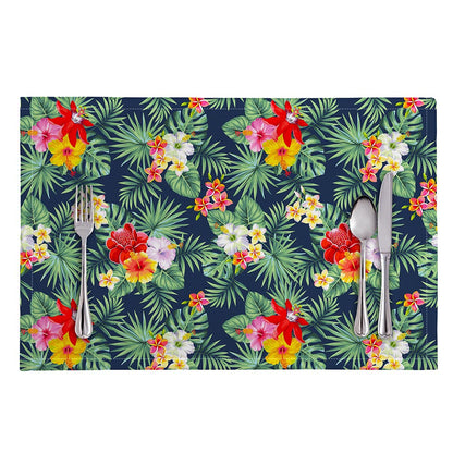Summer Tropical Hawaii Pattern Print Placemat
