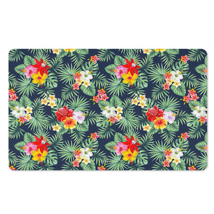 Summer Tropical Hawaii Pattern Print Polyester Doormat