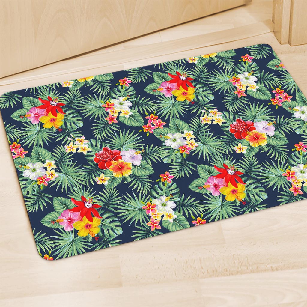 Summer Tropical Hawaii Pattern Print Polyester Doormat
