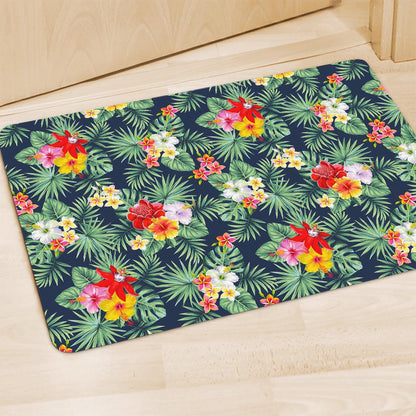 Summer Tropical Hawaii Pattern Print Polyester Doormat