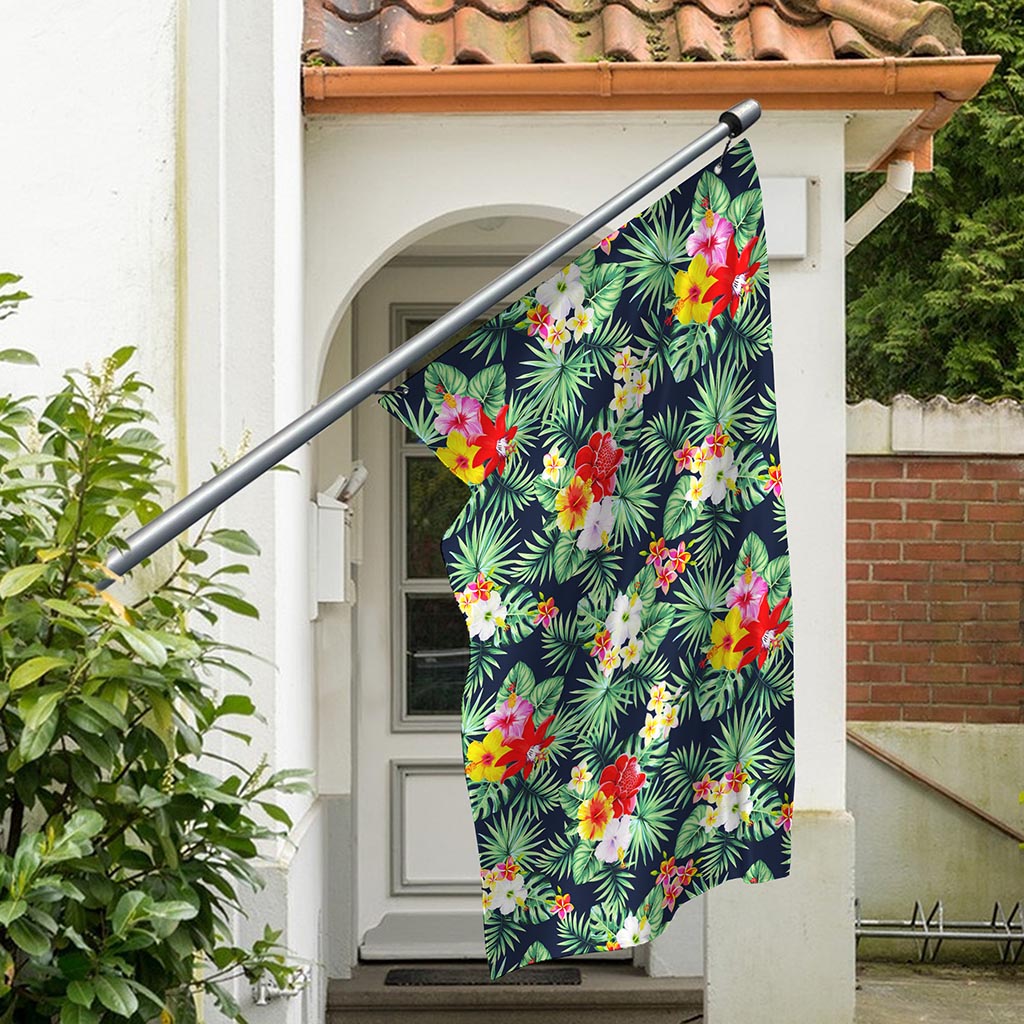 Summer Tropical Hawaii Pattern Print Polyester Flag