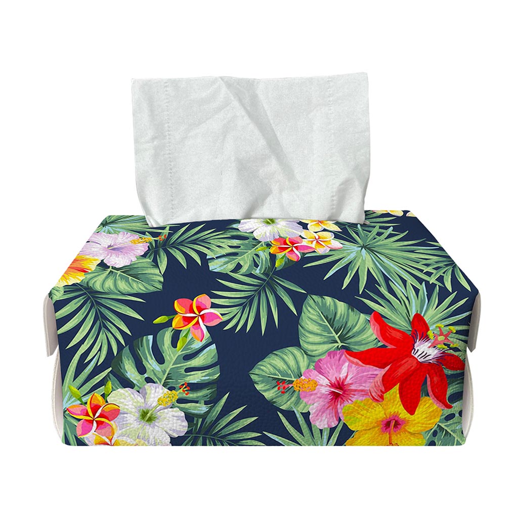 Summer Tropical Hawaii Pattern Print Rectangle Tissue Box Cover