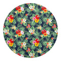 Summer Tropical Hawaii Pattern Print Round Blanket
