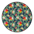 Summer Tropical Hawaii Pattern Print Round Floor Mat