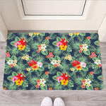 Summer Tropical Hawaii Pattern Print Rubber Doormat