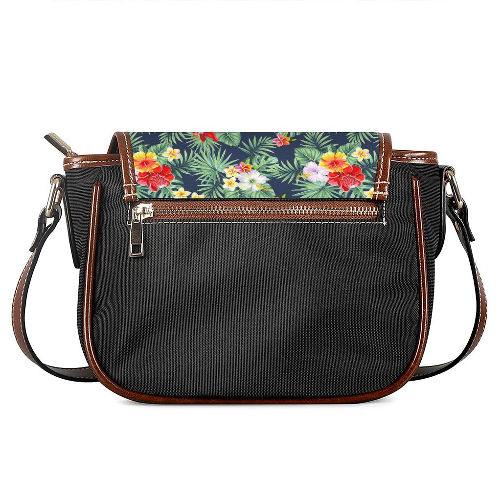 Summer Tropical Hawaii Pattern Print Saddle Bag