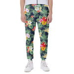 Summer Tropical Hawaii Pattern Print Scuba Joggers