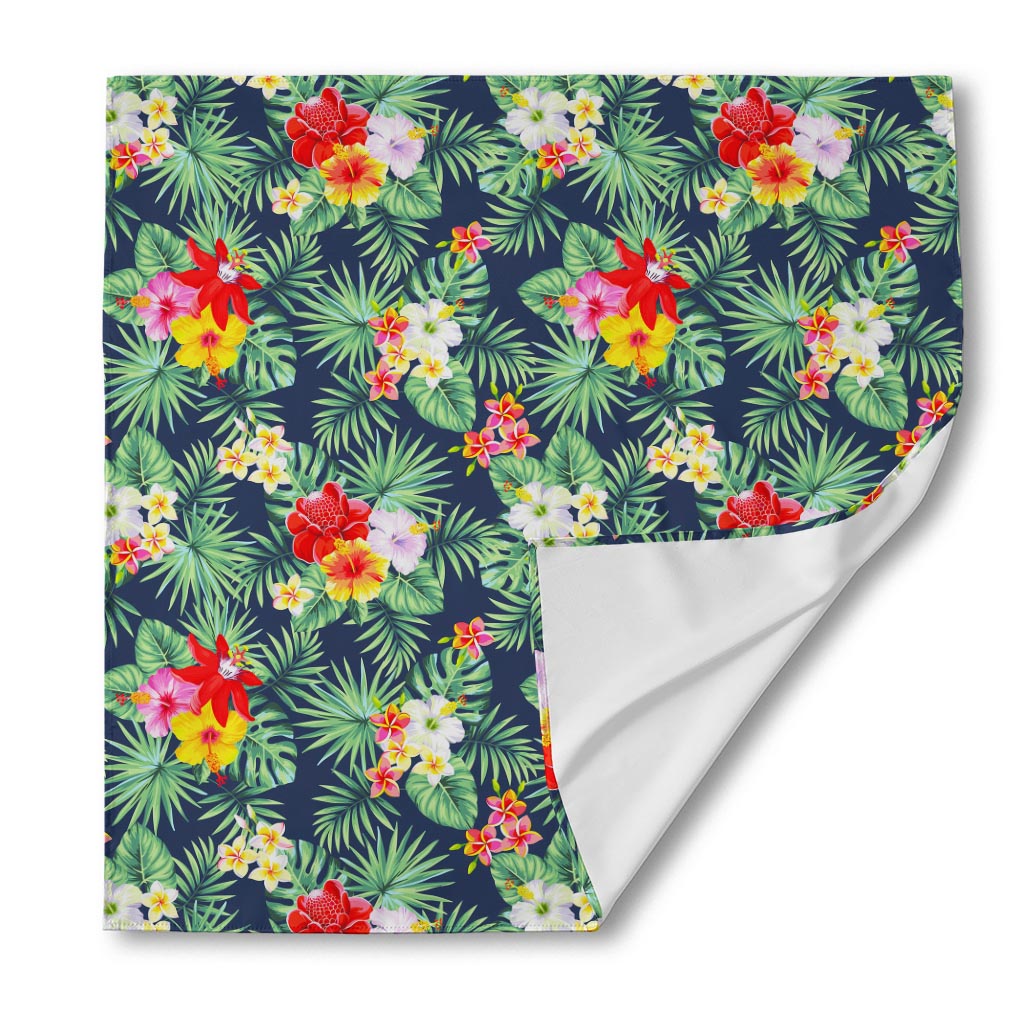Summer Tropical Hawaii Pattern Print Silk Bandana