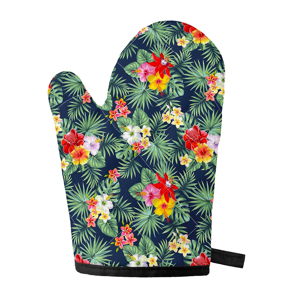 Summer Tropical Hawaii Pattern Print Single Oven Mitt