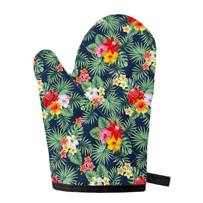 Summer Tropical Hawaii Pattern Print Single Oven Mitt