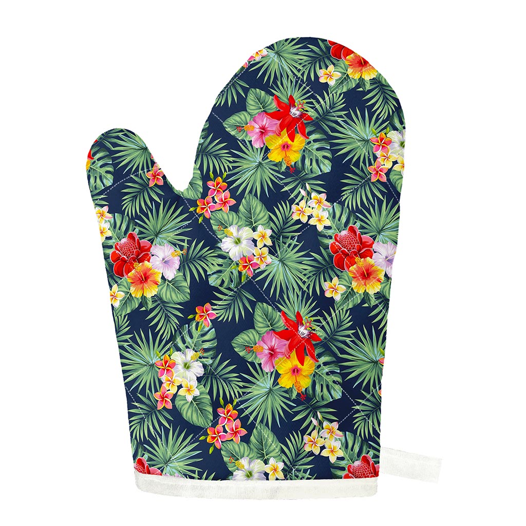Summer Tropical Hawaii Pattern Print Single Oven Mitt
