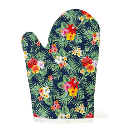 Summer Tropical Hawaii Pattern Print Single Oven Mitt