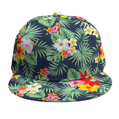 Summer Tropical Hawaii Pattern Print Snapback Cap
