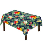 Summer Tropical Hawaii Pattern Print Tablecloth
