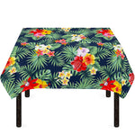 Summer Tropical Hawaii Pattern Print Tablecloth