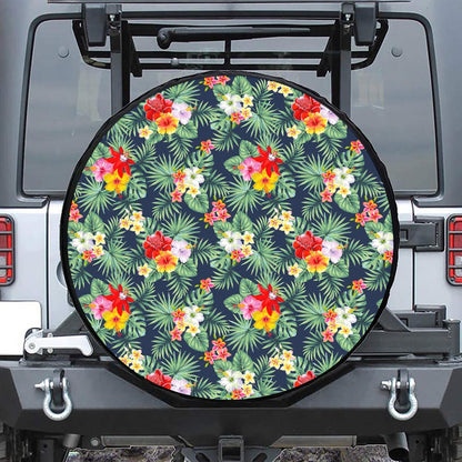 Summer Tropical Hawaii Pattern Print Tire Cover