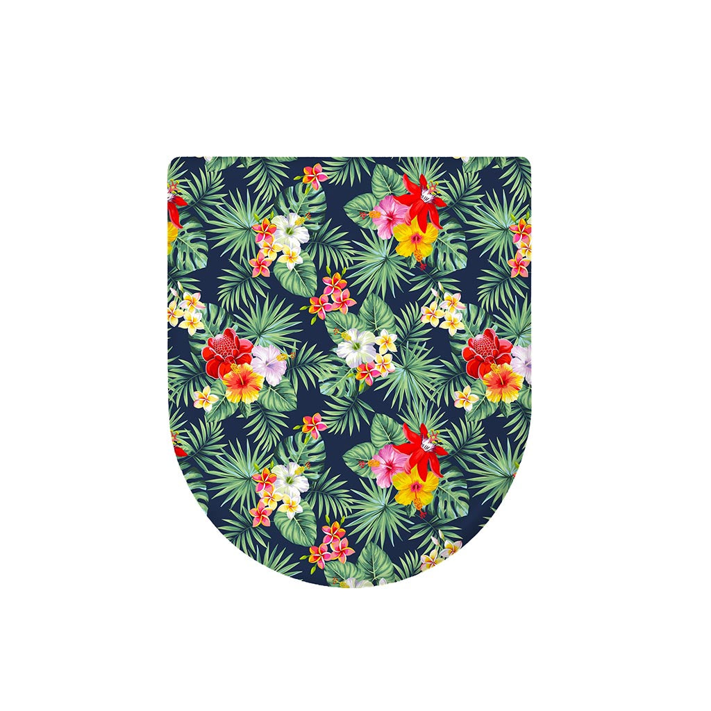 Summer Tropical Hawaii Pattern Print Toilet Lid Cover