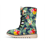 Summer Tropical Hawaii Pattern Print Winter Boots