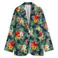 Summer Tropical Hawaii Pattern Print Women's Blazer