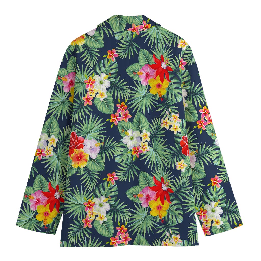 Summer Tropical Hawaii Pattern Print Women's Blazer