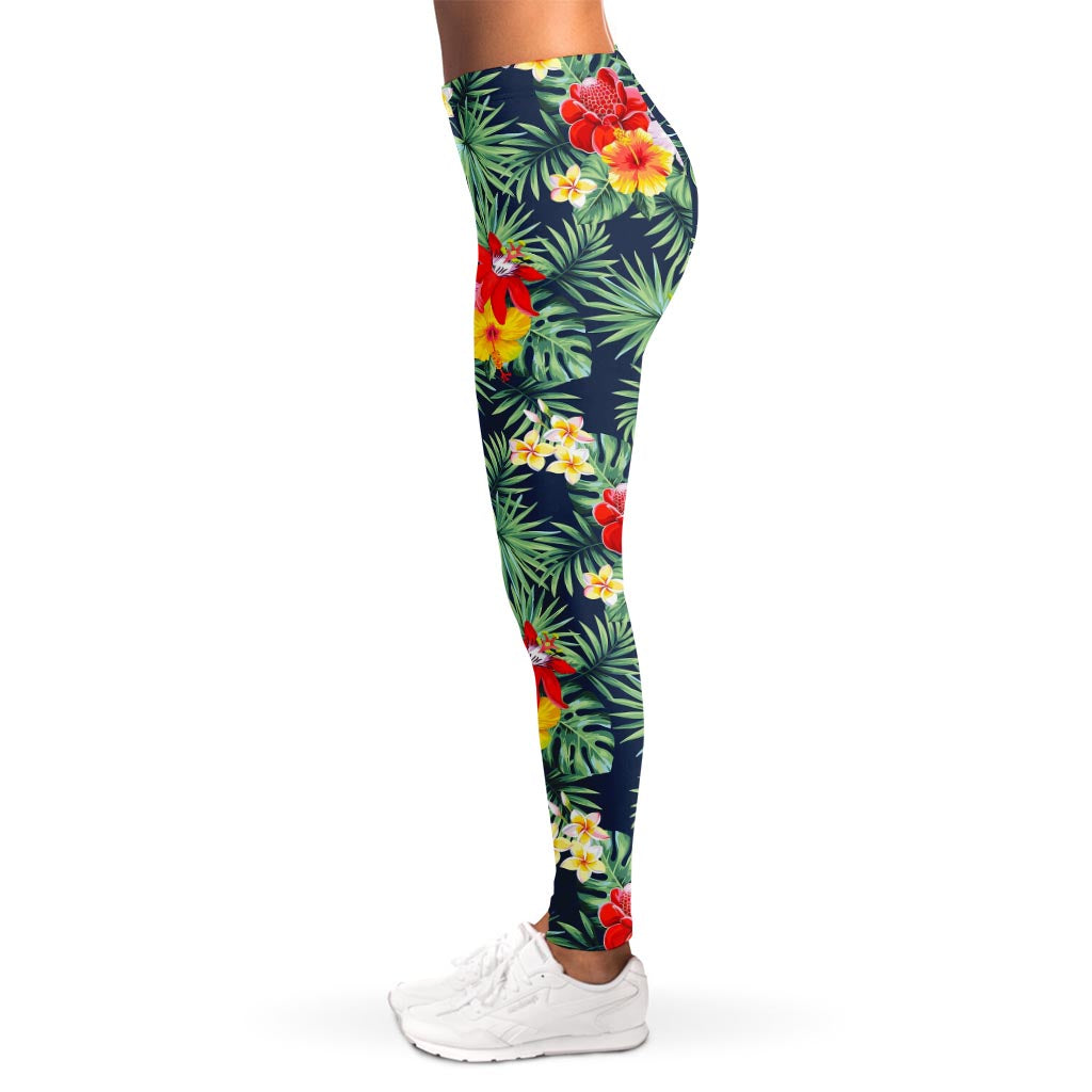 Summer Tropical Hawaii Pattern Print Women's Leggings