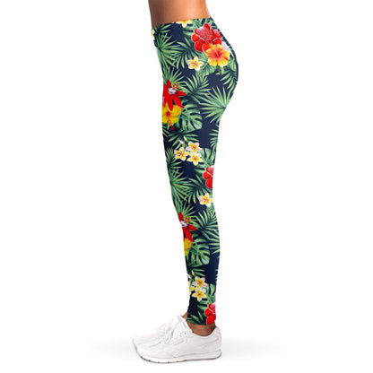 Summer Tropical Hawaii Pattern Print Women's Leggings
