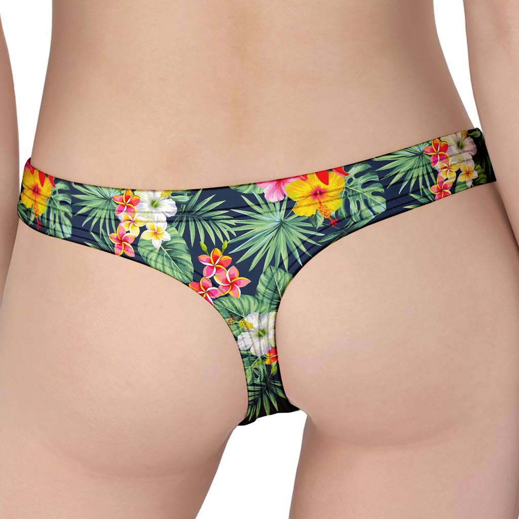 Summer Tropical Hawaii Pattern Print Women's Thong