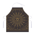 Sun All Seeing Eye Print Adjustable Apron
