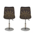 Sun All Seeing Eye Print Bar Stool Covers