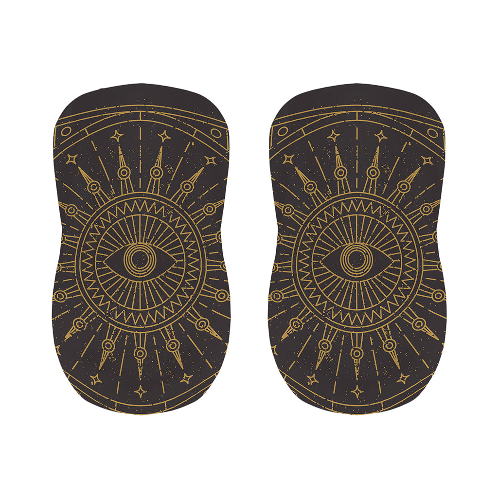 Sun All Seeing Eye Print Bar Stool Covers