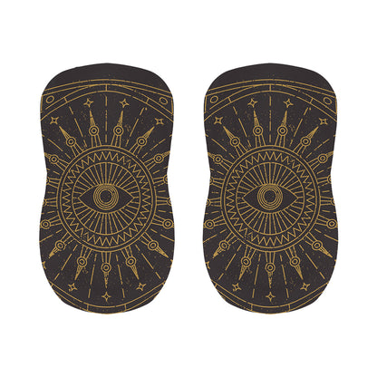 Sun All Seeing Eye Print Bar Stool Covers