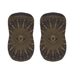 Sun All Seeing Eye Print Bar Stool Covers