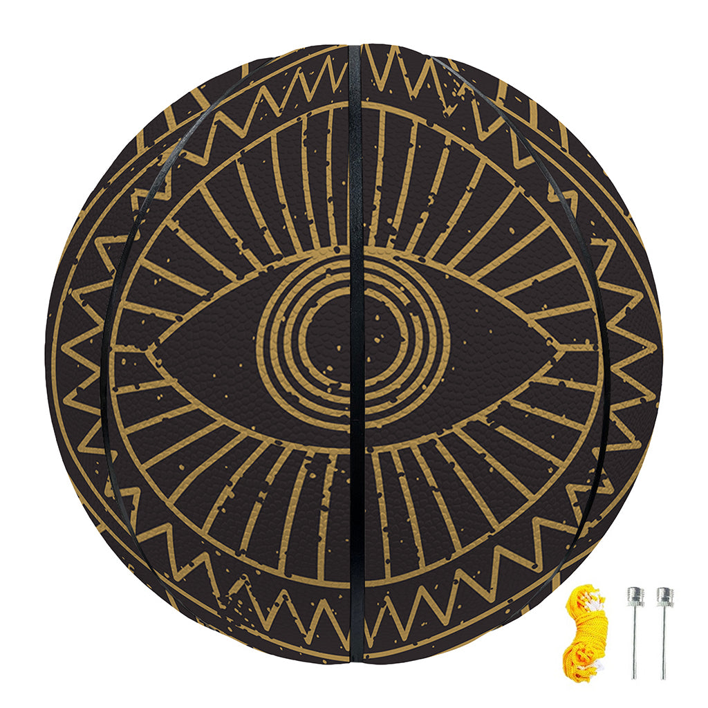Sun All Seeing Eye Print Basketball