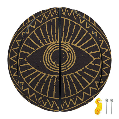 Sun All Seeing Eye Print Basketball