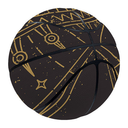 Sun All Seeing Eye Print Basketball