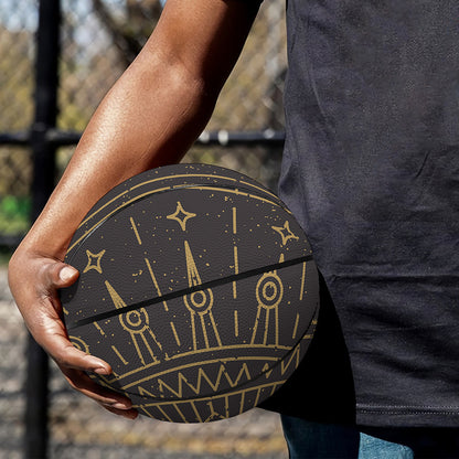 Sun All Seeing Eye Print Basketball