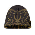 Sun All Seeing Eye Print Beanie