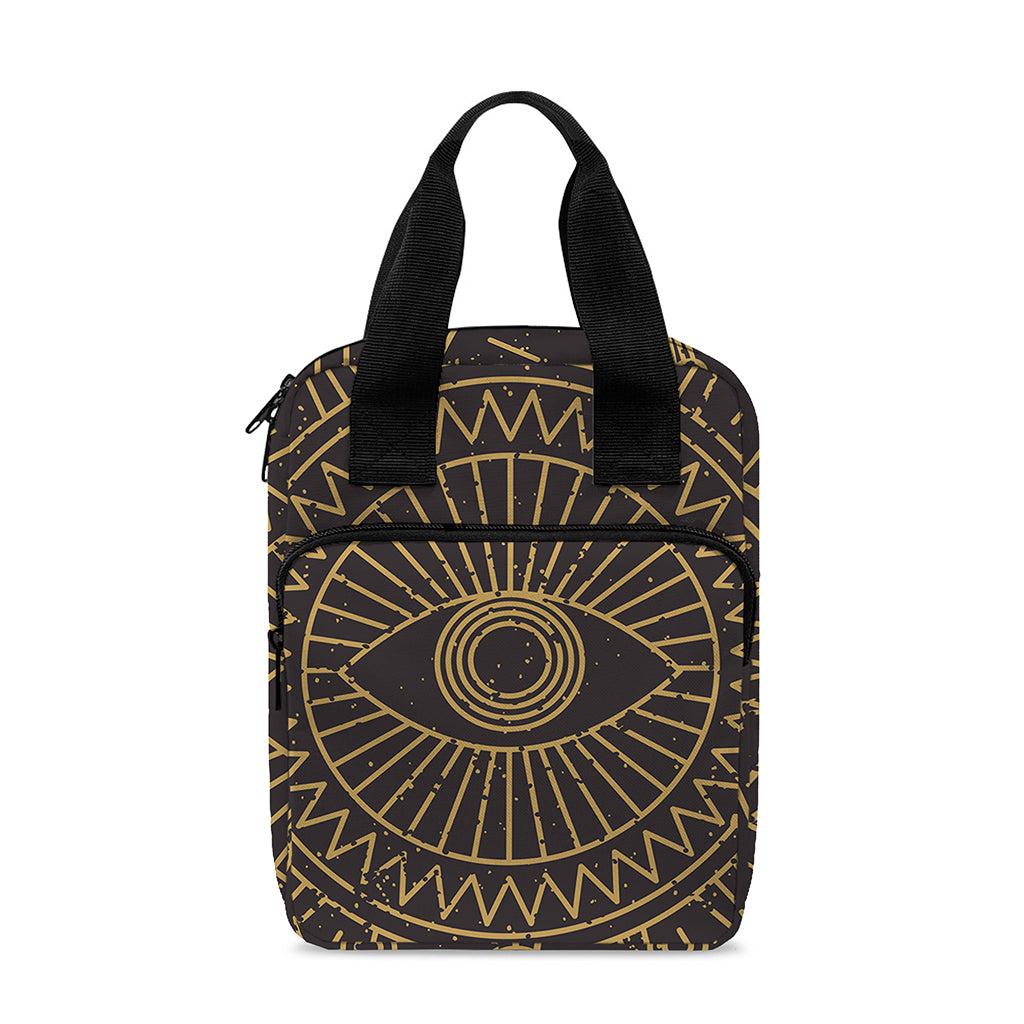 Sun All Seeing Eye Print Bible Tote Bag