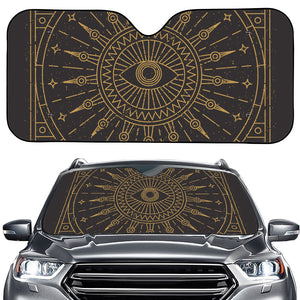 Sun All Seeing Eye Print Car Windshield Sun Shade