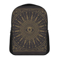 Sun All Seeing Eye Print Casual Backpack