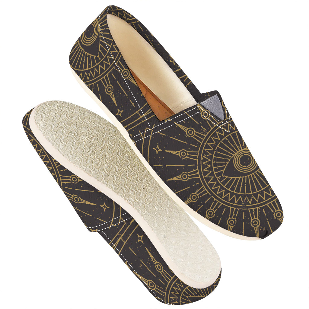 Sun All Seeing Eye Print Casual Shoes