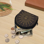 Sun All Seeing Eye Print Coin Purse