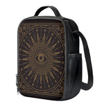 Sun All Seeing Eye Print Crossbody Lunch Bag