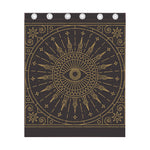 Sun All Seeing Eye Print Curtain