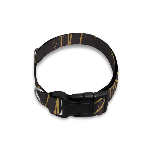 Sun All Seeing Eye Print Dog Collar