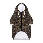 Sun All Seeing Eye Print Dog Zip Up Hoodie