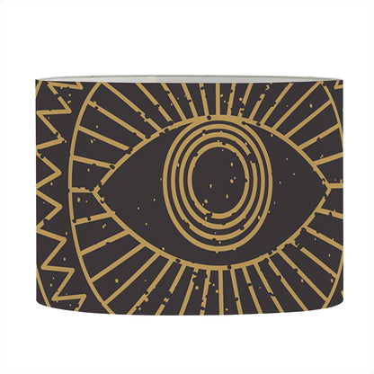 Sun All Seeing Eye Print Drum Lamp Shade