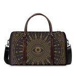 Sun All Seeing Eye Print Duffle Bag